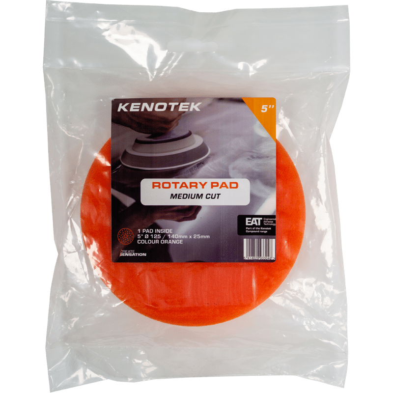 Kenotek Polijstpad Medium Cut (125mm, roterend)