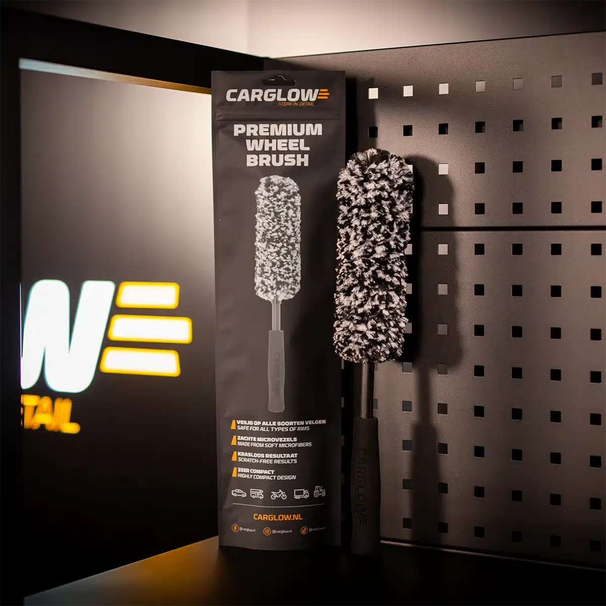 CARGLOW Premium Wheel Brush verpakking